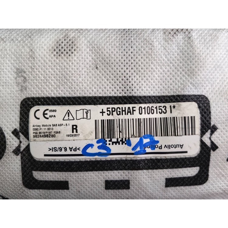 Αερόσακος Καθίσματος Συνοδηγού Citroen C3 2016+
