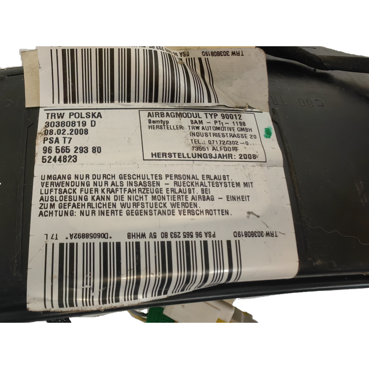 Αερόσακος Καθίσματος Peugeot 308 9656529380