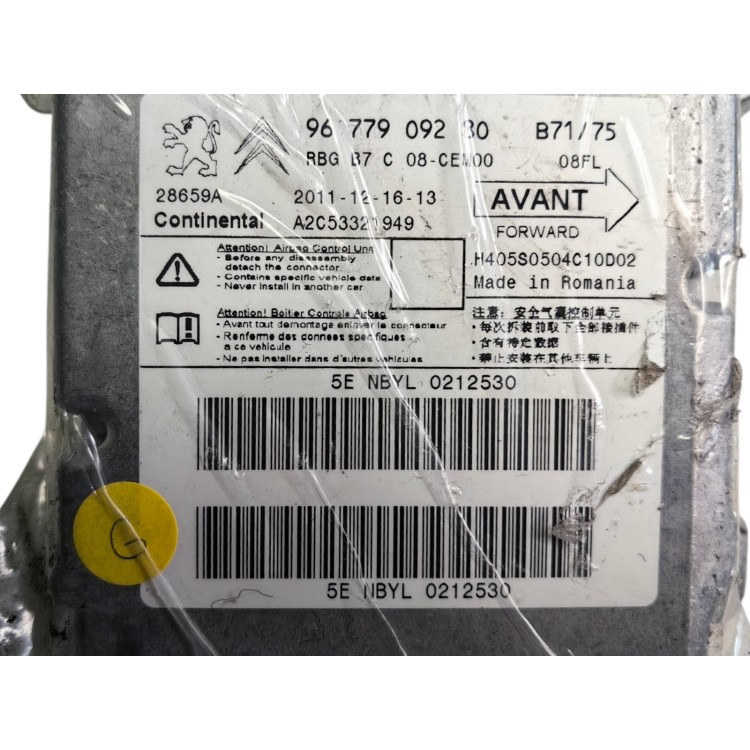 Εγκέφαλος Αερόσακου Με Κωδικό 9677909280