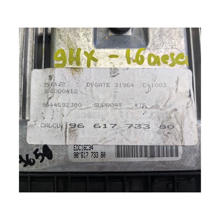 Peugeot/Citroen 1.6 HDI 9HX Εγκέφαλος Μηχανής 9661773380
