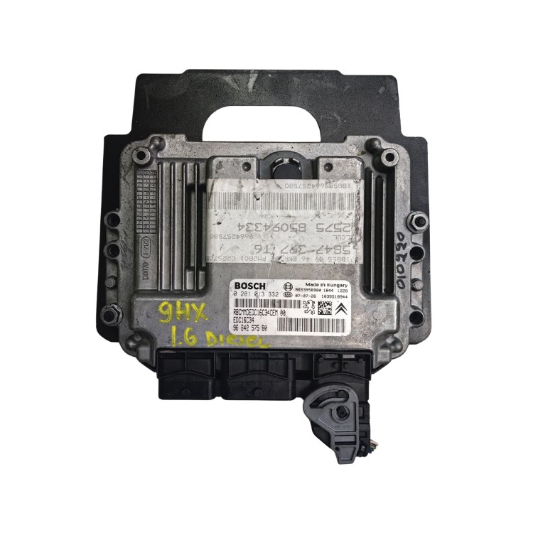 Peugeot/Citroen 1.6 HDi 9HZ/9HX Εγκέφαλος Μηχανής 9664257580 OEM Peugeot/Citroen 1.6 HDi 9HZ/9HX Εγκέφαλος Μηχανής 9664257580 OEM