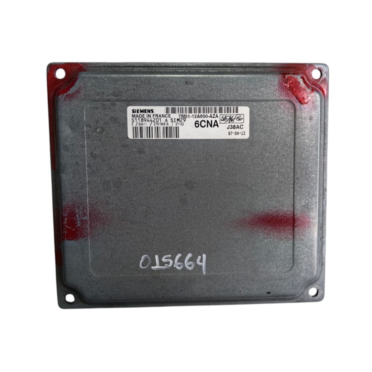 Ford Focus 2004-2011 1.6 16V Εγκέφαλος Κινητήρα 7M5112A650AZA OEM Ford Focus 2004-2011 1.6 16V Εγκέφαλος Κινητήρα 7M5112A650AZA OEM