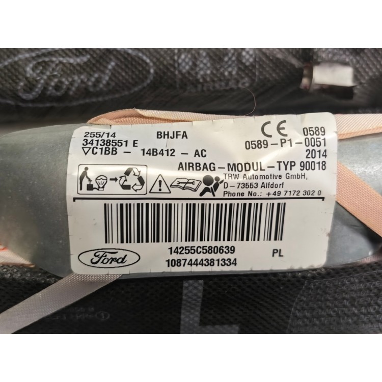 Αερόσακος Οροφής Οδηγού Ford Fiesta C1BB14B412AC