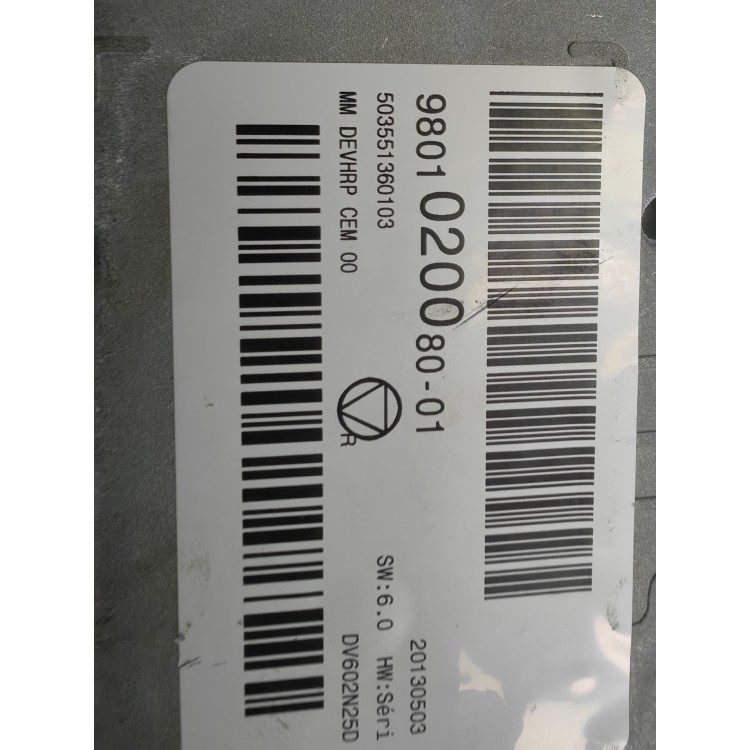 Οθόνη Πολυμέσων Citroen 9801020080
