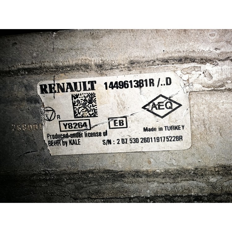 Ψυγείο Intercooler Με Κωδικό 144961381R