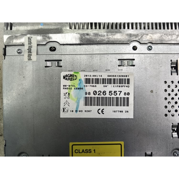 Εγκέφαλος Ραδιοφώνου Με Κωδικό 9802655780