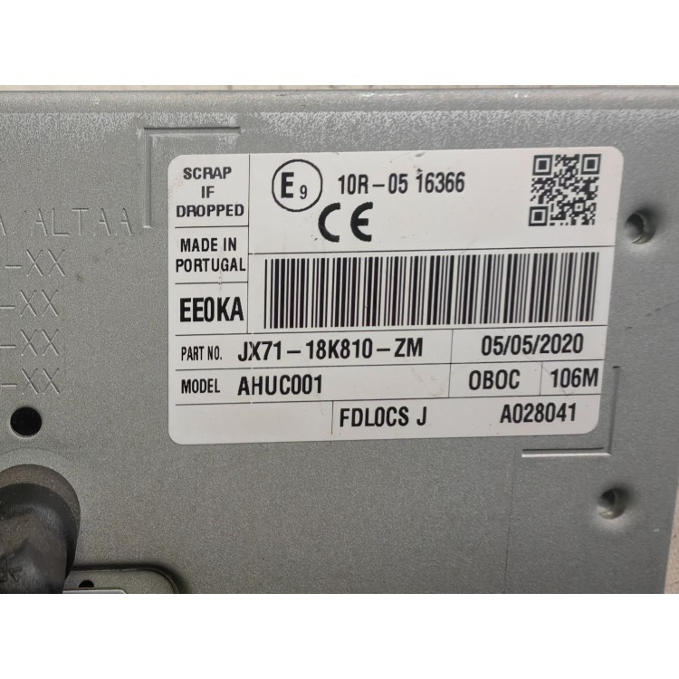 Ράδιο-CD Με Κωδικό JX7-18K810-ZM