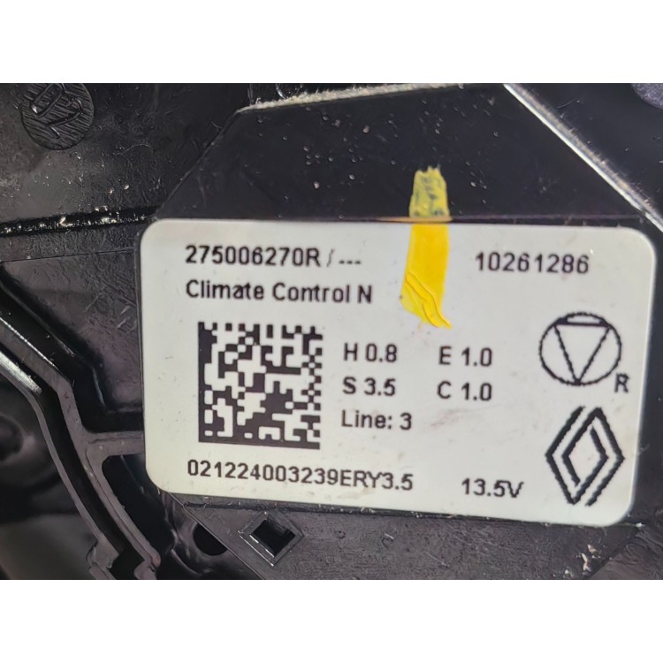 Χειριστήριο A/C Dacia Sandero 2020- 275006270R