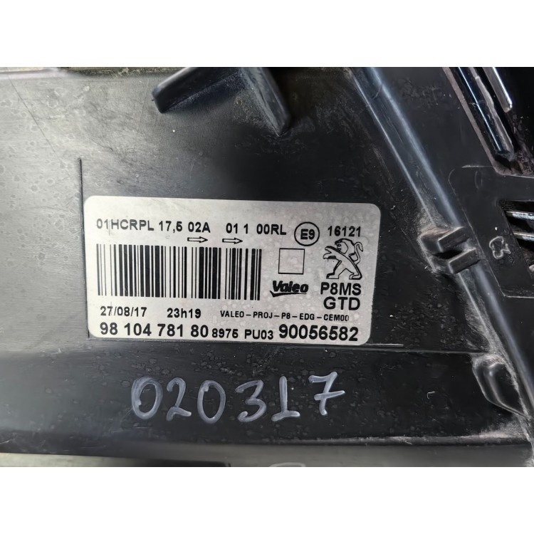 Εμπρός Αριστερό Φανάρι Peugeot 3008 2016-2020