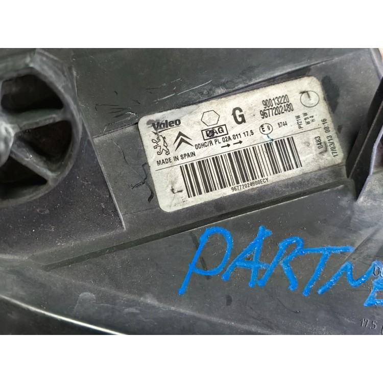 Εμπρός Αριστερό Φανάρι Peugeot Partner 2008-2015