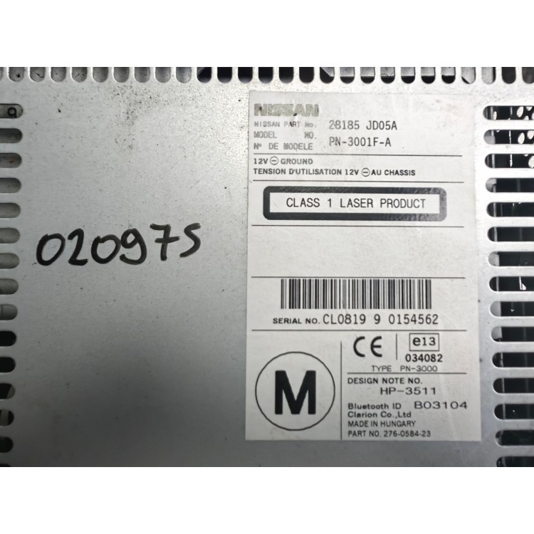 Ράδιο-CD Nissan Qashqai 2010-2013 PN3001FA