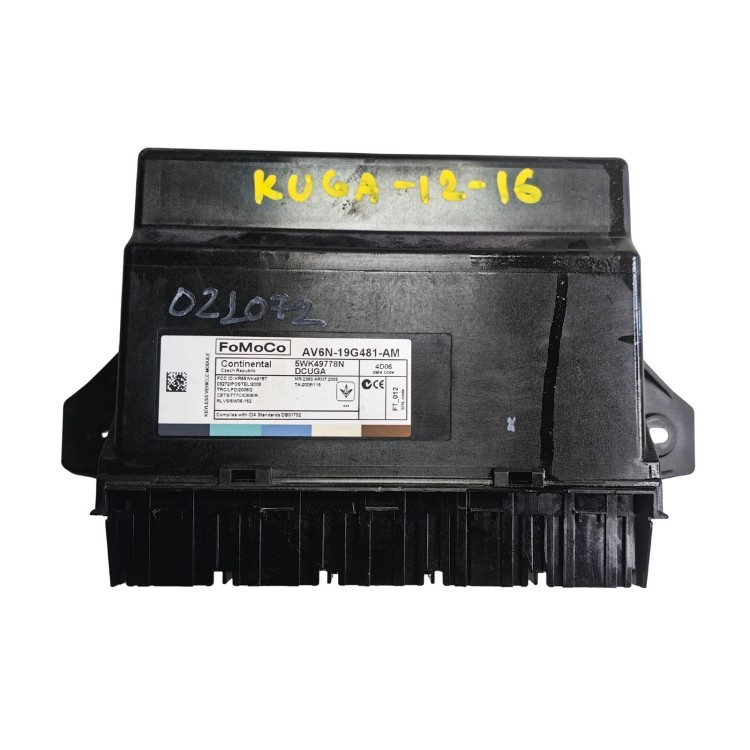 Μονάδα Άνεσης Ford Kuga AV6N19G481AM Μονάδα Άνεσης Ford Kuga AV6N19G481AM
