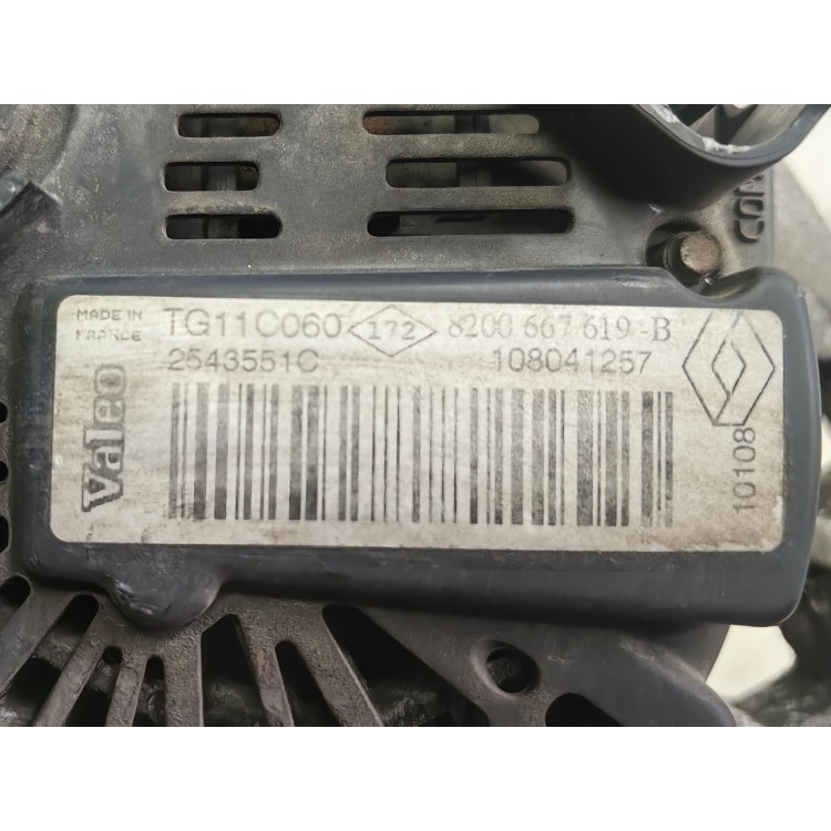 Δυναμό Renault Kangoo 2008-2013 8200667619B