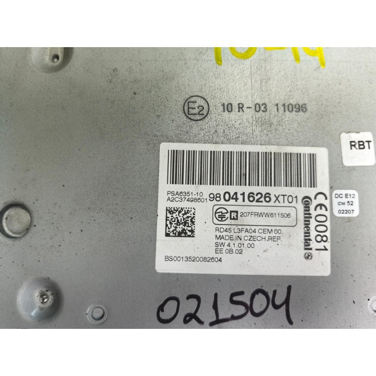 Radio CD Citroen DS-3 2010-2014