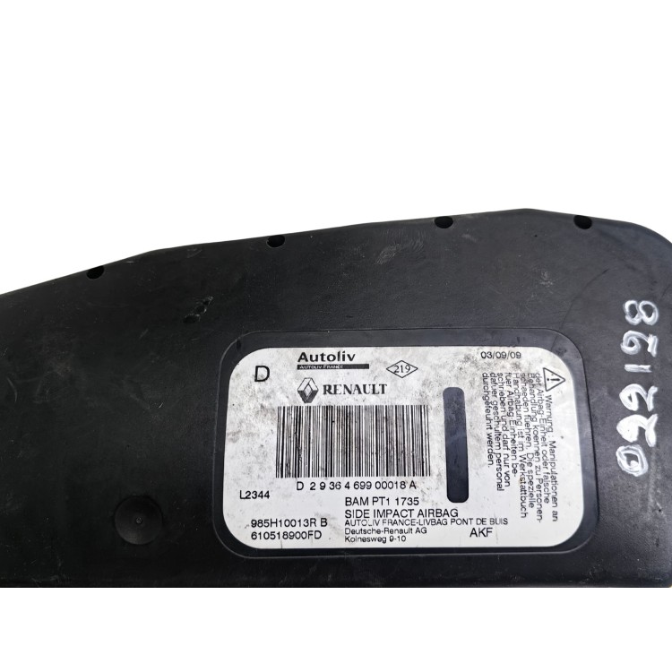 Renault Scenic 2009-2016 Αερόσακος Καθίσματος Δεξιός 610518900FD OEM