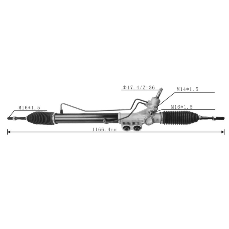 Nissan Pick-Up/King Gap/Navara 2005-2014 4WD Κρεμαγιέρα Καινούρια Ιμιτασιόν 49001-3X11A