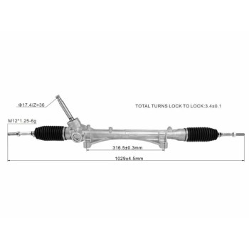 Nissan NV / EVALIA NV200 M20 2009-2015 Κρεμαγιέρα Μηχανική Καινούρια Ιμιτασιόν 48001-JX51A Nissan NV / EVALIA NV200 M20 2009-2015 Κρεμαγιέρα Μηχανική Καινούρια Ιμιτασιόν 48001-JX51A