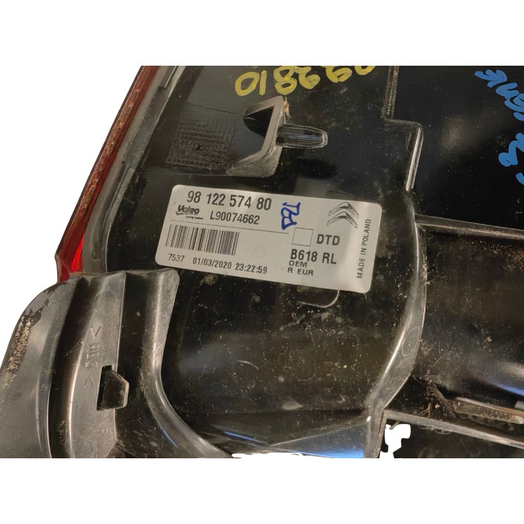 Citroen C3 2016-2024 Φανάρι Πίσω Δεξί 9812257480 OEM
